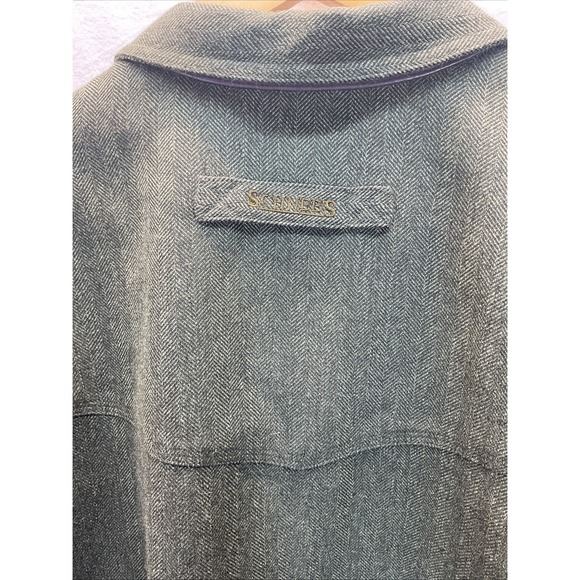 Schnee's Green Flannel Shirt, Wool Blend Heavyweight Size XXL Chore Outdoor - Picture 3 of 7